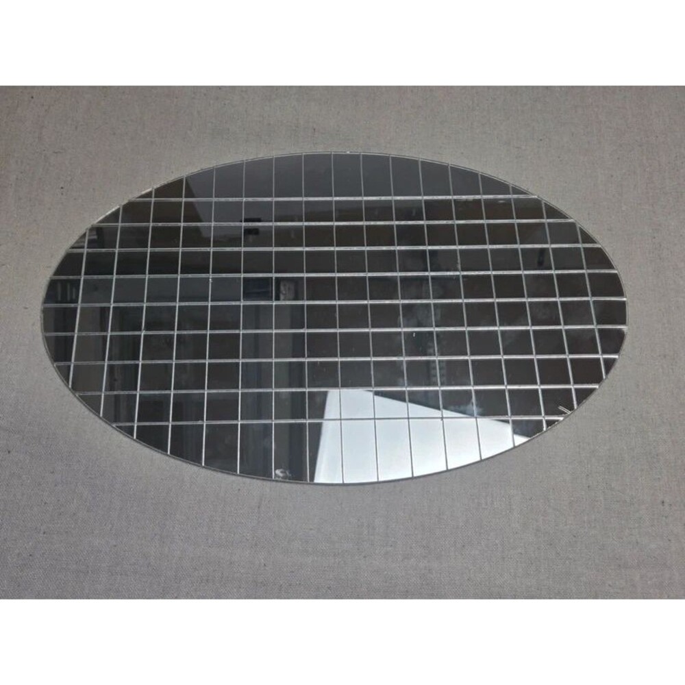 Vintage Oval Flexible Mosaic Mirror Sheet